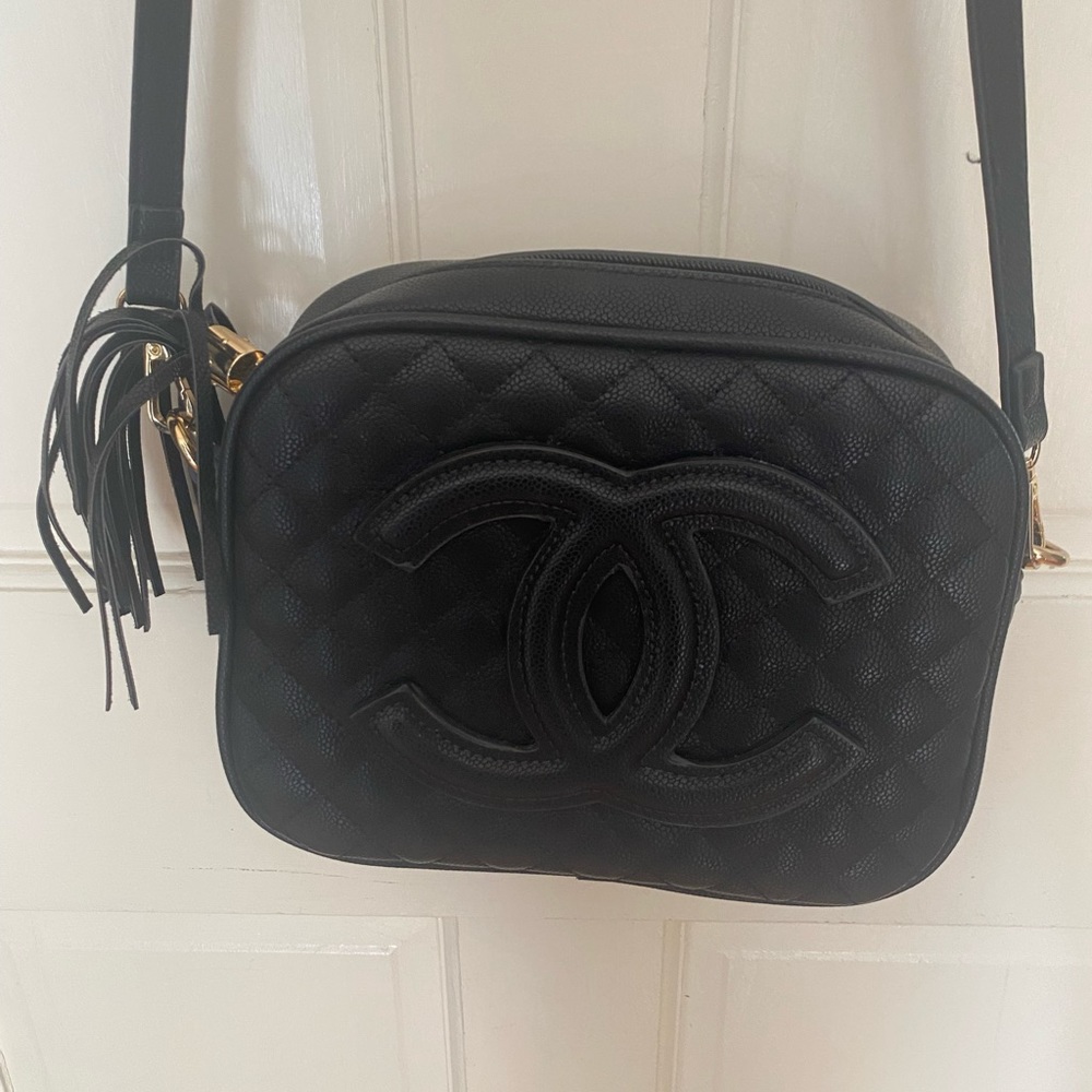Channel black cross body